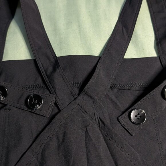 Halara Black Flowy Overall Maxi Dress (Size L) - Picture 5 of 8